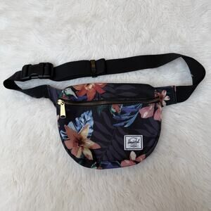 Herschel Fifteen Waist Pack Summer Floral Black adjustable